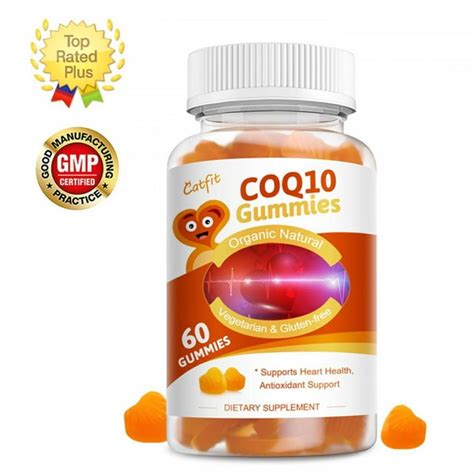 Catfit Coq10 500mg High Absorption Coenzyme Q10 Supplements For Heart And Vascular Health Support