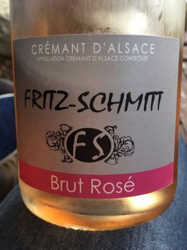 Fritz Schmitt Cr Mant D Alsace Brut Ros Vivino Us