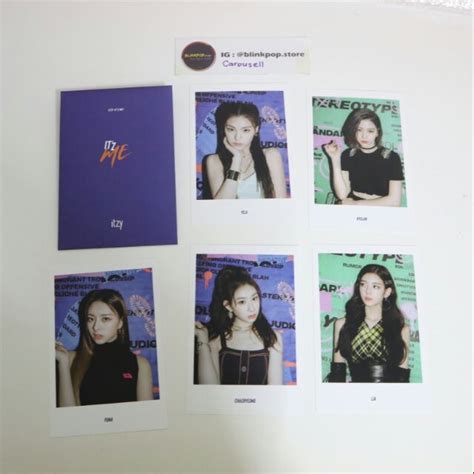 Itzy 2nd Mini Album Itz Me Pre Order Benefits Postcard Wannabe C