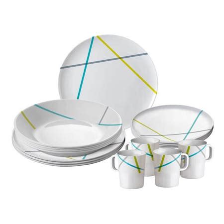 Zestaw Obiadowy Brunner Lines Melamine Set Szt Lines Gospodarstwo