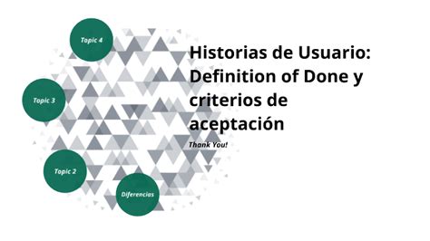 Historias De Usuario Definition Of Done Y Criterios De Aceptación By