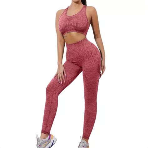 Conjunto Academia Top Alta Sustentação Bojo E Calça Yoga MercadoLivre