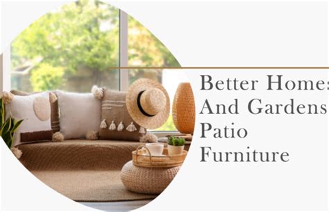 Better Homes and Gardens Patio Furniture - Wall-Ebuilders