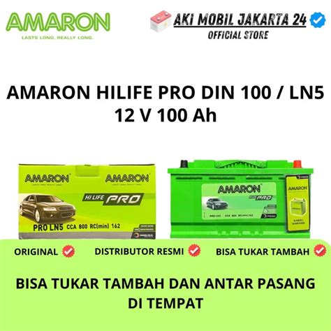 Jual Aki Amaron Hilife Pro Din 100 60044 60038 12V 100Ah Mercy BMW