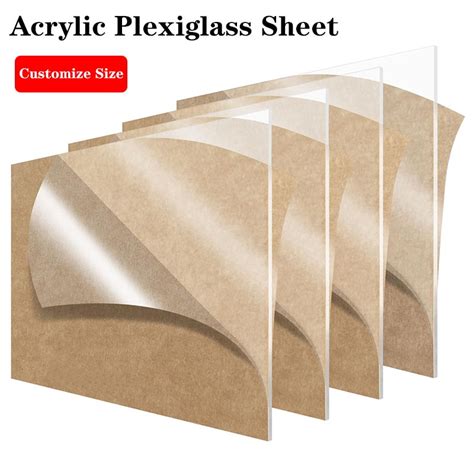 acrylic plexiglass sheet  mm clear plastic board glass