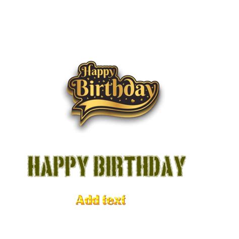 3d Happy Birthday Logo Design Template Postermywall