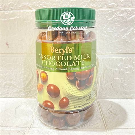 Jual Beryl S Beryls Crunchy Assorted Almond Green Tea Milk White