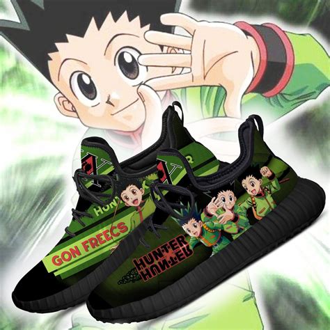 HUNTER X HUNTER Gon Freecss Black Reze Sneakers