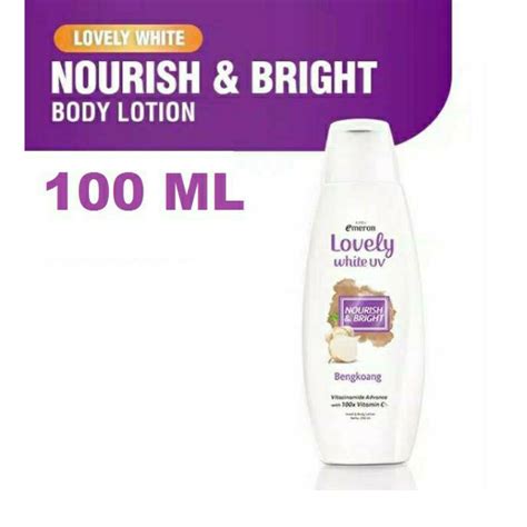 Jual Emeron Lovely White UV Nourish Bright Hand Body Lotion 100 Ml