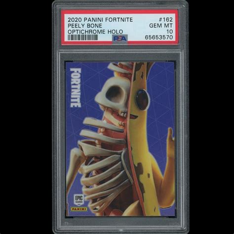 Panini Fortnite Series Peely Bone Optichrome Holo Usa Psa