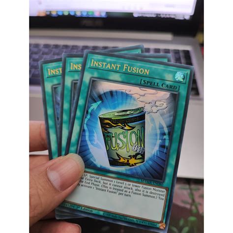 Yugioh Funny Shop 1 Lá Thẻ Bài Instant Fusion Mama En080 Ultra