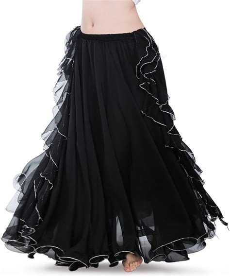 Buy Royal Smeela Chiffon Belly Dance Skirt Slit Bellydance Skirts