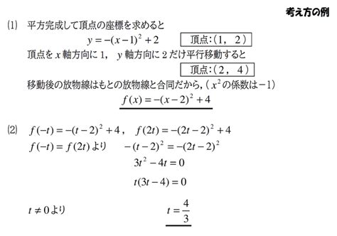 【4月新高3進研模試対策】⑨数学Ⅰ（2次関数） 赤城 ︎