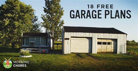 18 Free DIY Garage Plans with Detailed Drawings and Instructions