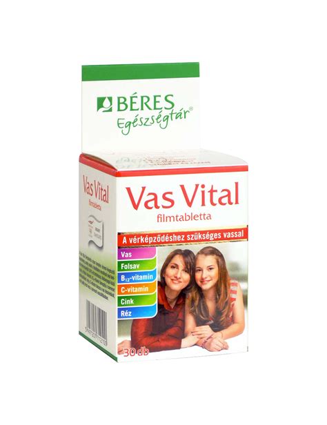 Béres Vas Vital filmtabletta Prevenció Patika