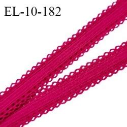 Elastique 10 mm lingerie haut de gamme couleur fuschia élastique souple