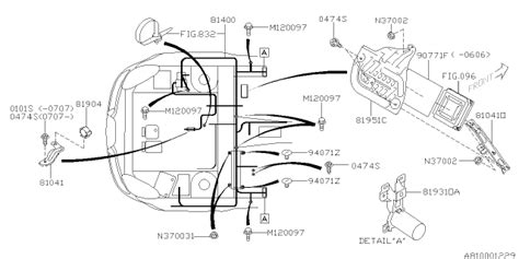 Subaru Tribeca Parts List