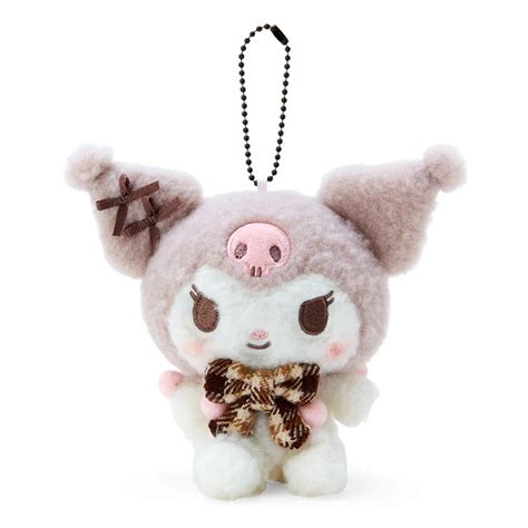 Plush Keychain Kuromi Sanrio Howa Mocha Check Meccha Japan