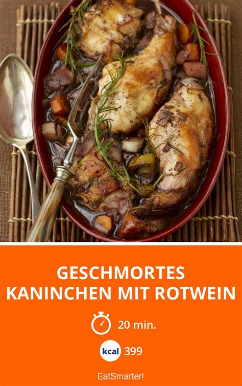 Geschmortes Kaninchen Mit Rotwein Rezept Eat Smarter