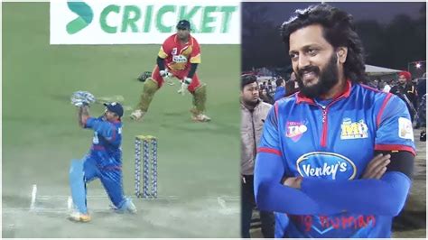 Riteish Deshmukh Delighted On Apoorva Lakhia S Massive Sixes Against