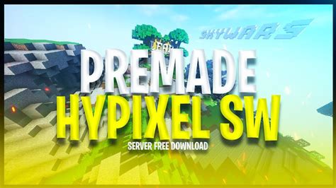 Minecraft Premade Hypixel Skywars Server X X Free