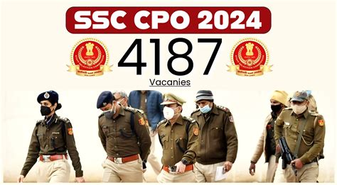 SSC CPO Vacancy 2024 Apply Online SSC CPO Notification 2024 Out 4187