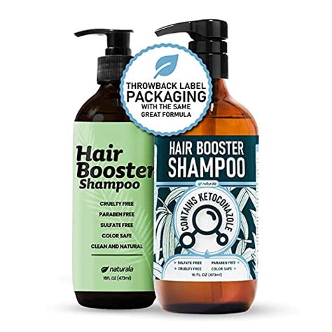 Naturala Hair Growth Shampoo And Conditioner Set All Natural Formula With Biotin Dht Blockers