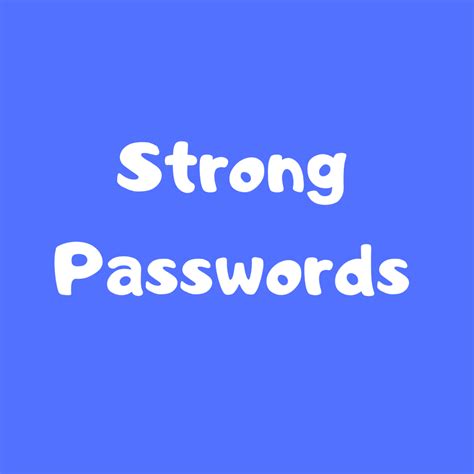 Suggestions For A Strong Password Cf Cnit 129