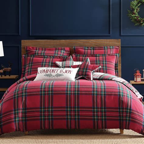 Levtex Home Spencer Plaid Flannel Duvet/Comforter Set - Cotton | Levtex ...