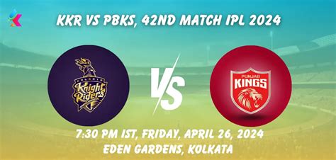 Kkr Vs Pbks Ipl Records And Head To Head At Eden Gardens Kolkata Ipl 2024