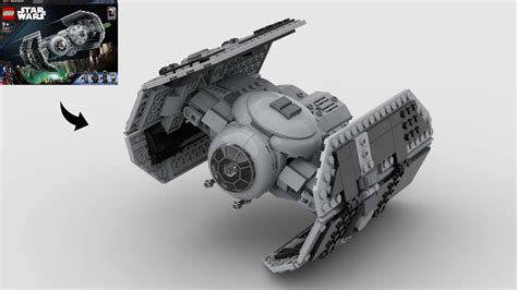 Lego Star Wars Darth Vader S Tie Advanced X Alternate Build For