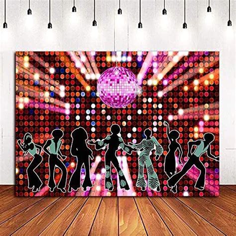 70s 80s 90s Disco Fever Dancers Party Decorations Photography Backdrop