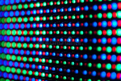 дисплей диода вел панель Rgb Стоковое Изображение - изображение ...