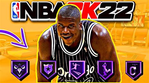 NEW BEST BADGES FOR COMP CENTERS ON NBA2K22 MY NEW BADGE SETUP