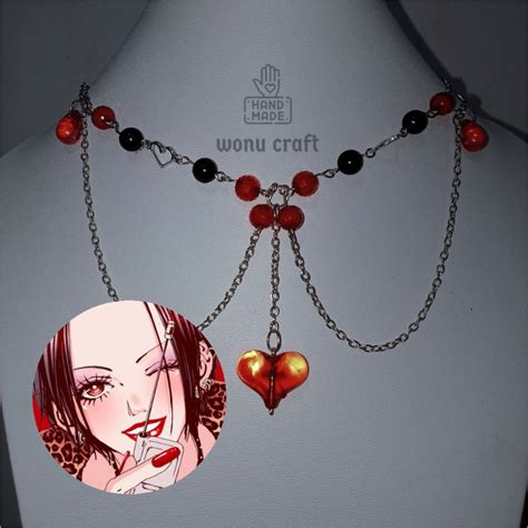 Necklace Y2k Red Heart Nana Osaki Inspired Shopee Philippines