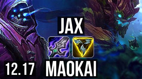 Jax Vs Maokai Top 7 1 2 1 2m Mastery Dominating Kr Diamond 12