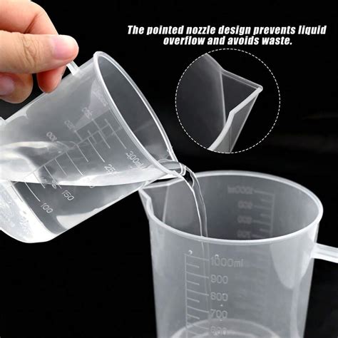 Pcs Measuring Jugs Ml Ml Ml Ml Transparent Lab