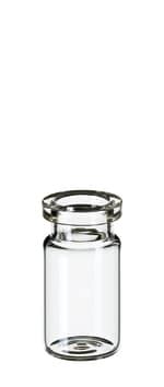 Fisherbrand Headspace Vial SPME Crimp Neck Clear Glass Rounded