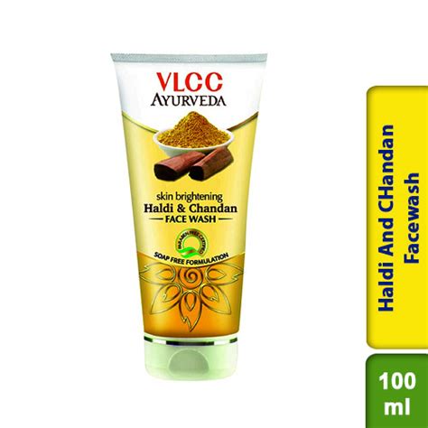 Buy VLCC Ayurveda Skin Brightening Haldi Chandan Face Wash 100ml