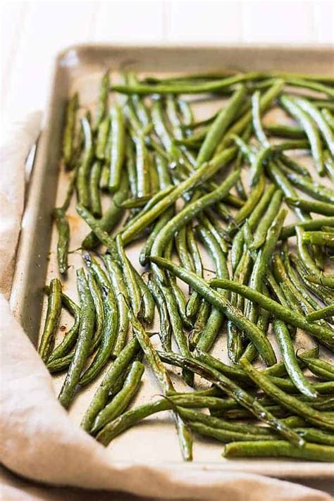 Oven Roasted Green Beans Countryside Cravings