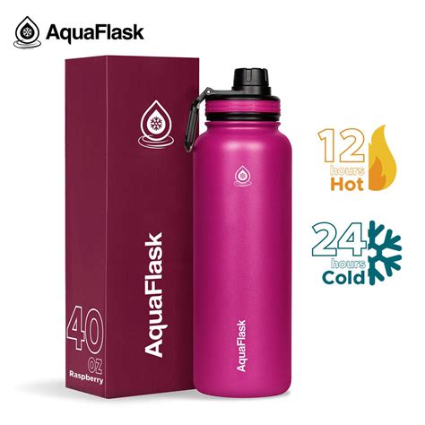 Aquaflask Wide Mouth With Spout Lid Vacuum Insulated Stainless Steel