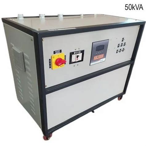 50kva Three Phase Servo Voltage Stabilizer 30 Kva At Rs 65000 In Anand