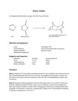 MATERIAL SAFETY DATA SHEET (MSDS) MALEIC ANHYDRIDE