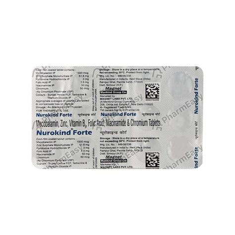 Buy Nurokind Forte Strip Of 15 Tablets Online At Flat 15 Off Pharmeasy