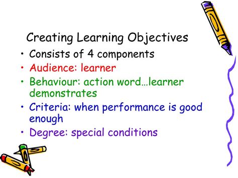 Ppt Creating Learning Objectives Powerpoint Presentation Free Download Id 5359941