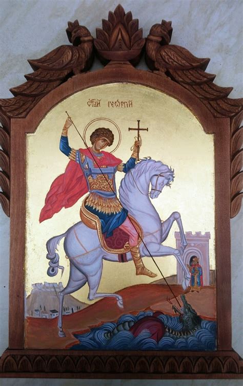 Saint George Icon 21x29cm | Etsy