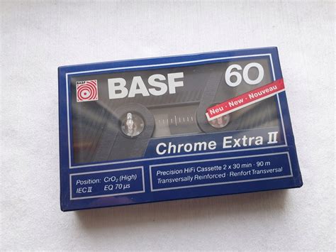 Купить Кассета BASF Chrome Extra II 60 (НОВАЯ): отзывы, фото и ...