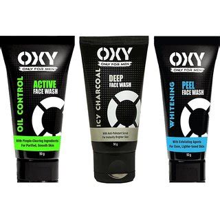 Buy Oxy Whitening Peel Face Wash Icy Charcoal Deep Face Wash Gm