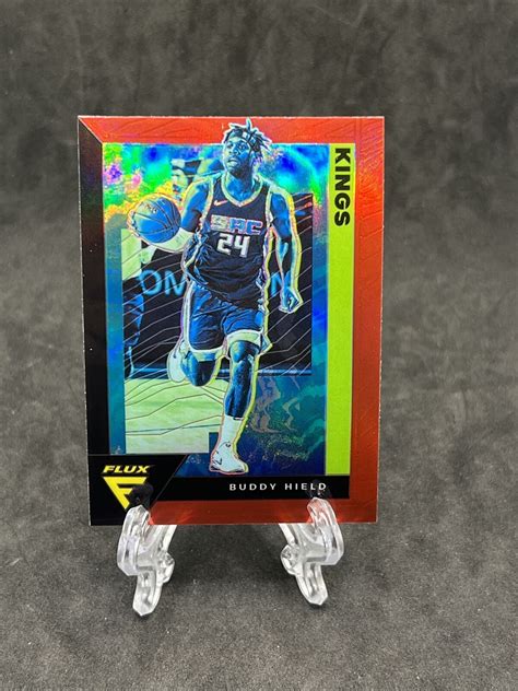 Buddy Hield Panini Flux Red Prizm Kings Ebay