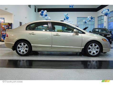 2007 Borrego Beige Metallic Honda Civic Lx Sedan 24588599 Photo 8